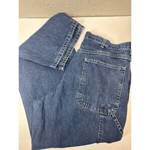 Wrangler Men's Carpenter Style Jeans Medium Wash‎ Work Wear Size 34 x 32